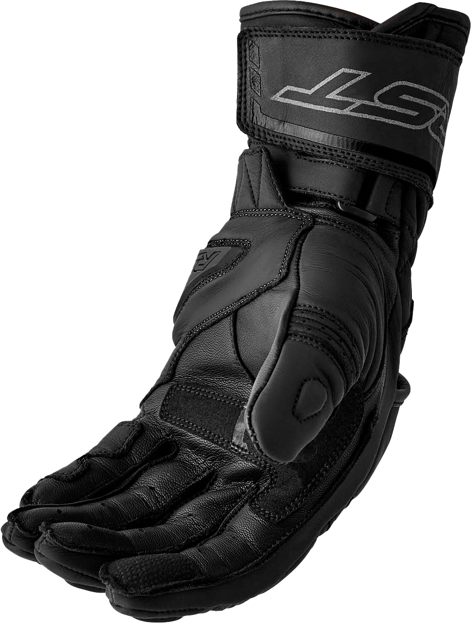 RST Women's S1 Black Leather Gloves - Size Small