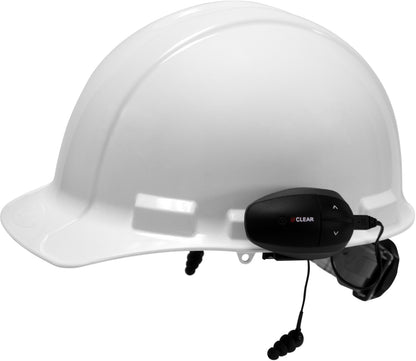 UCLEAR Half Helmet Earbuds for HBC and AMP Series - High-Fidelity Audio with Dual Microphones
