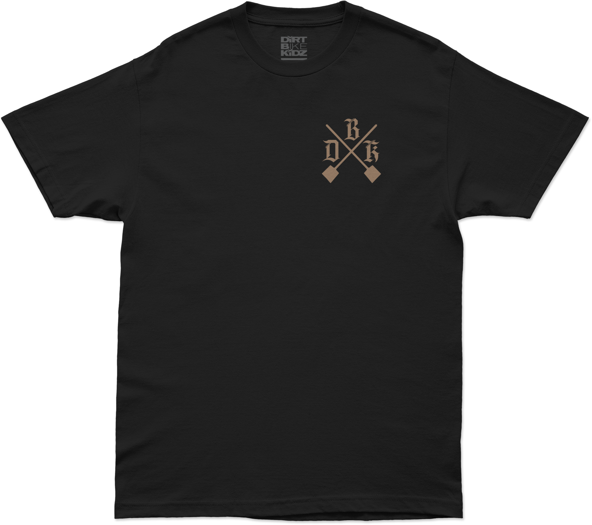 DBK Camo Shovels Tee Black 2X - 100% Cotton, 6oz