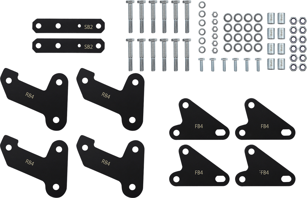 DEMON Polaris PABL-6002HD Lift Kit for Increased Ground Clearance and Stability - Kelly Motorsports