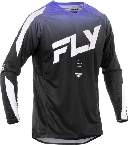 Fly Racing Evolution DST Jersey Black/White/Purple XL – High-Performance Cycling Apparel