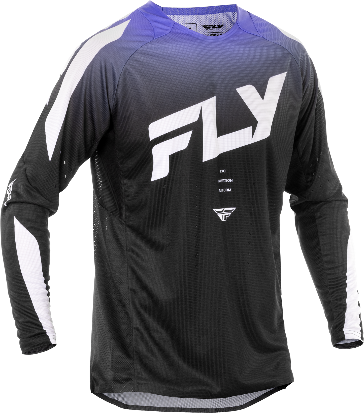 Fly Racing Evolution DST Jersey Black/White/Purple Large