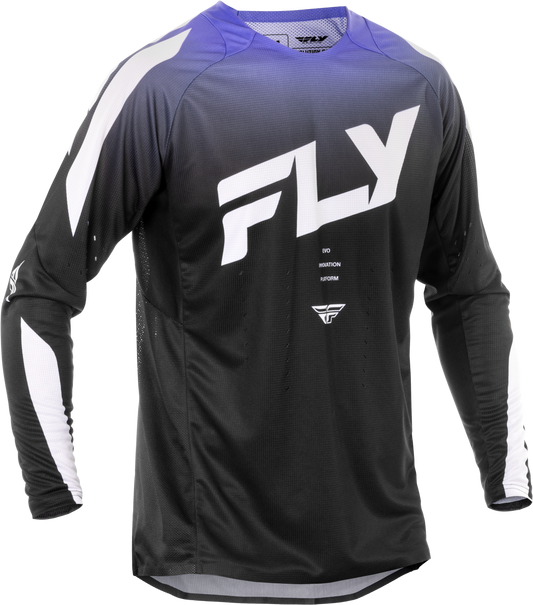Fly Racing Evolution DST Jersey Black/White/Purple Large