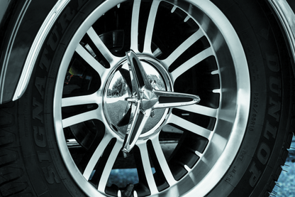 Kuryakyn Knock-Off Center Caps for Trikes Chrome - Custom Decorative Wheel Center Covers