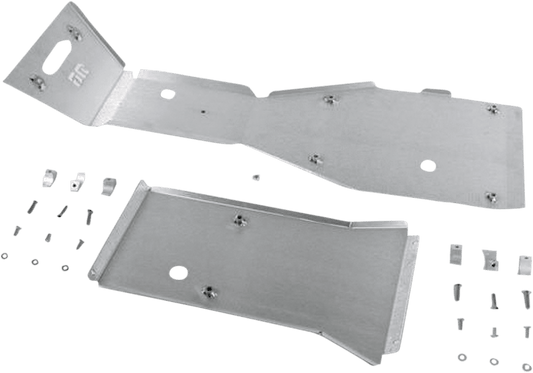 DG Performance Full Skid Plate for Yamaha Grizzly 67-4445 - Heavy-Duty Aluminum Protection - Kelly Motorsports