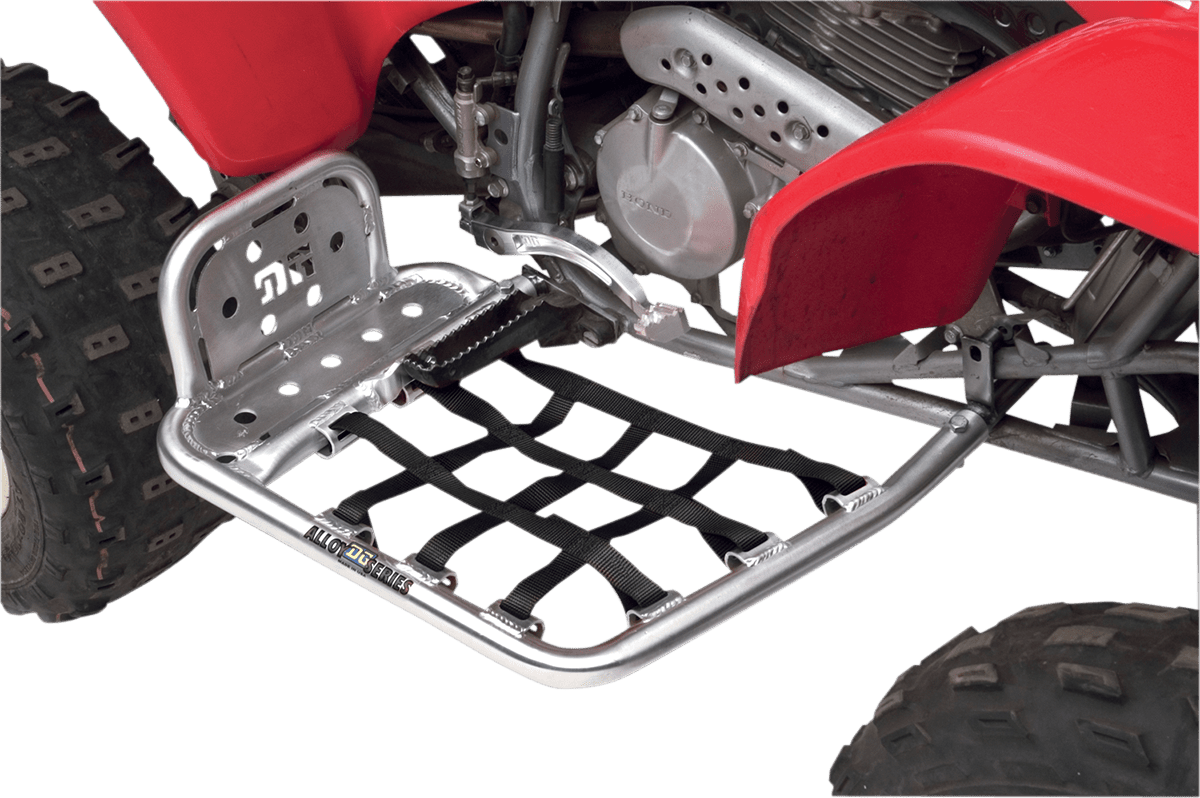 DG PERFORMANCE Heel Guard Nerf Bar Silver/Black Honda TRX400EX 1999-2014 2nd Amazon - Kelly Motorsports