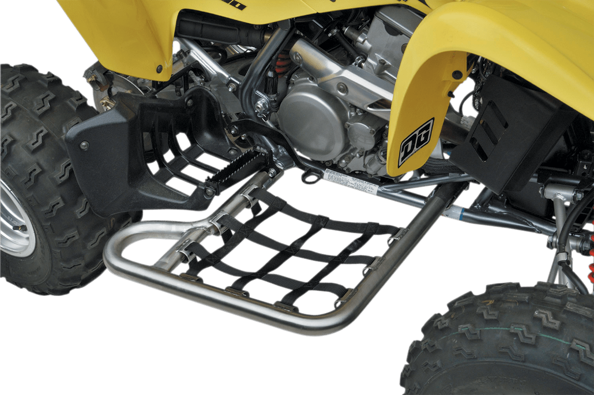 DG Performance KFX/Suzuki Nerf Bars - Natural/Black Part 60-6405 - Kelly Motorsports