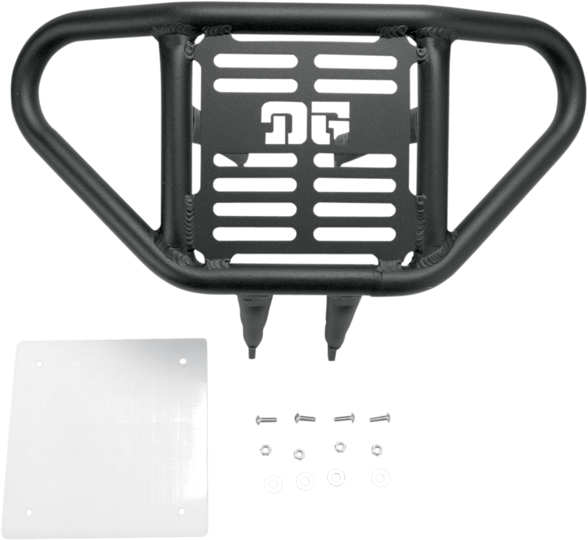 DG PERFORMANCE National Series II Front Bumper for Yamaha YFZ - Black (Part #555-4509X) - Kelly Motorsports