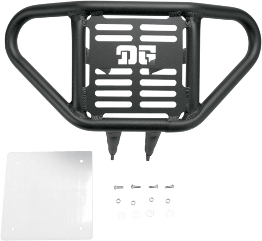 DG PERFORMANCE National Series II Front Bumper for Yamaha YFZ - Black (Part #555-4509X) - Kelly Motorsports