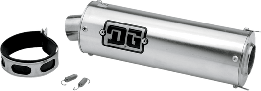 DG Performance Universal 4-Stroke Muffler Round Model 02-9000 - Kelly Motorsports