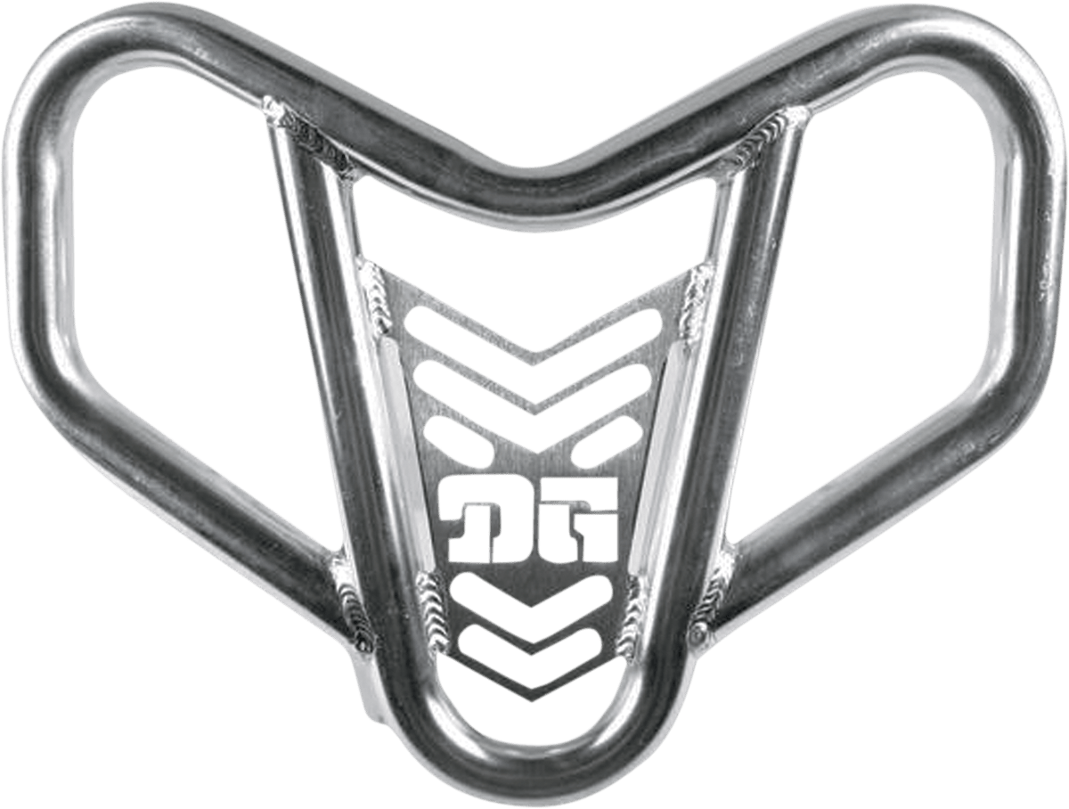 DG Performance V-Pro™ Front Bumper for Honda TRX 1999-2014 - Aluminum Alloy, Silver - Part 554-2130 - Kelly Motorsports
