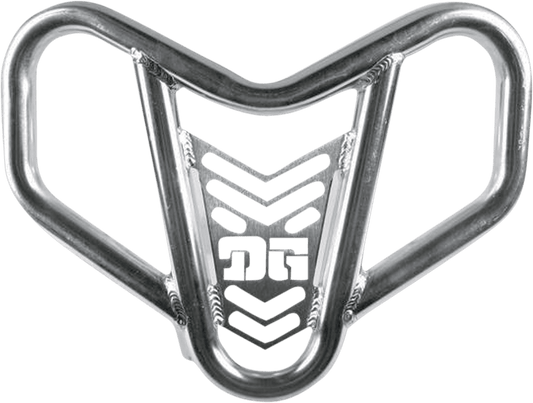 DG Performance V-Pro™ Front Bumper for Honda TRX 1999-2014 - Aluminum Alloy, Silver - Part 554-2130 - Kelly Motorsports
