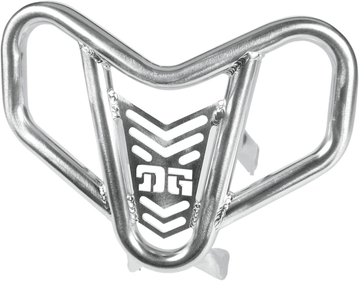 DG Performance V-Pro™ Front Bumper for Honda TRX (2004-2014) - Aluminum Alloy Silver - Kelly Motorsports