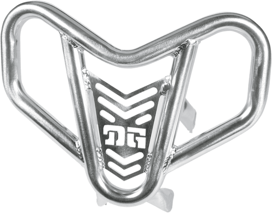 DG Performance V-Pro™ Front Bumper for Honda TRX (2004-2014) - Aluminum Alloy Silver - Kelly Motorsports