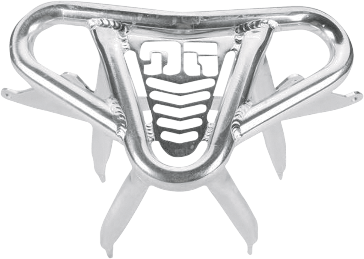 DG Performance V-Pro™ Front Bumper for Yamaha Raptor 2002-2008 – Silver, Part Number 554-4100 - Kelly Motorsports