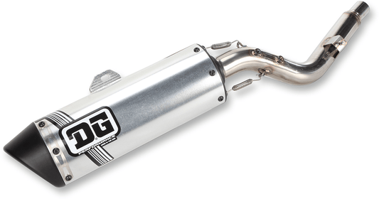 DG Performance V2™ Slip-On Exhaust w/Spark Arrestor 2003-25 Yamaha TW200 071-4205 - Kelly Motorsports