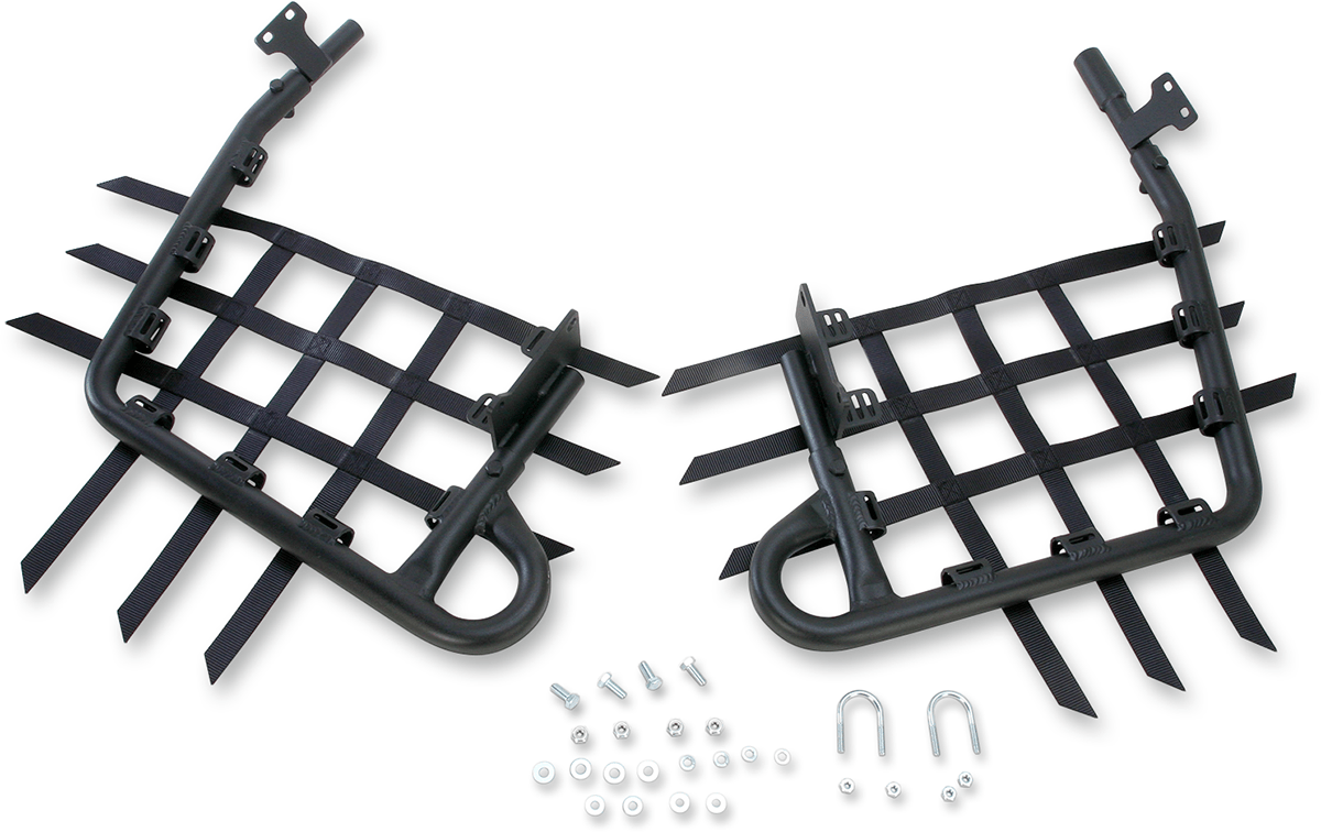 DG Performance YFZ Nerf Bars Black/Black 60-4450X for Yamaha 2004-2009 - Kelly Motorsports