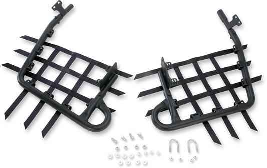 DG Performance YFZ Nerf Bars Black/Black 60-4450X for Yamaha 2004-2009 - Kelly Motorsports