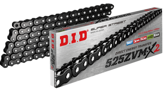 D.I.D 525ZVM-X2 G&G Heavy Duty High Performance Chain 525ZVMX2G100 - Kelly Motorsports