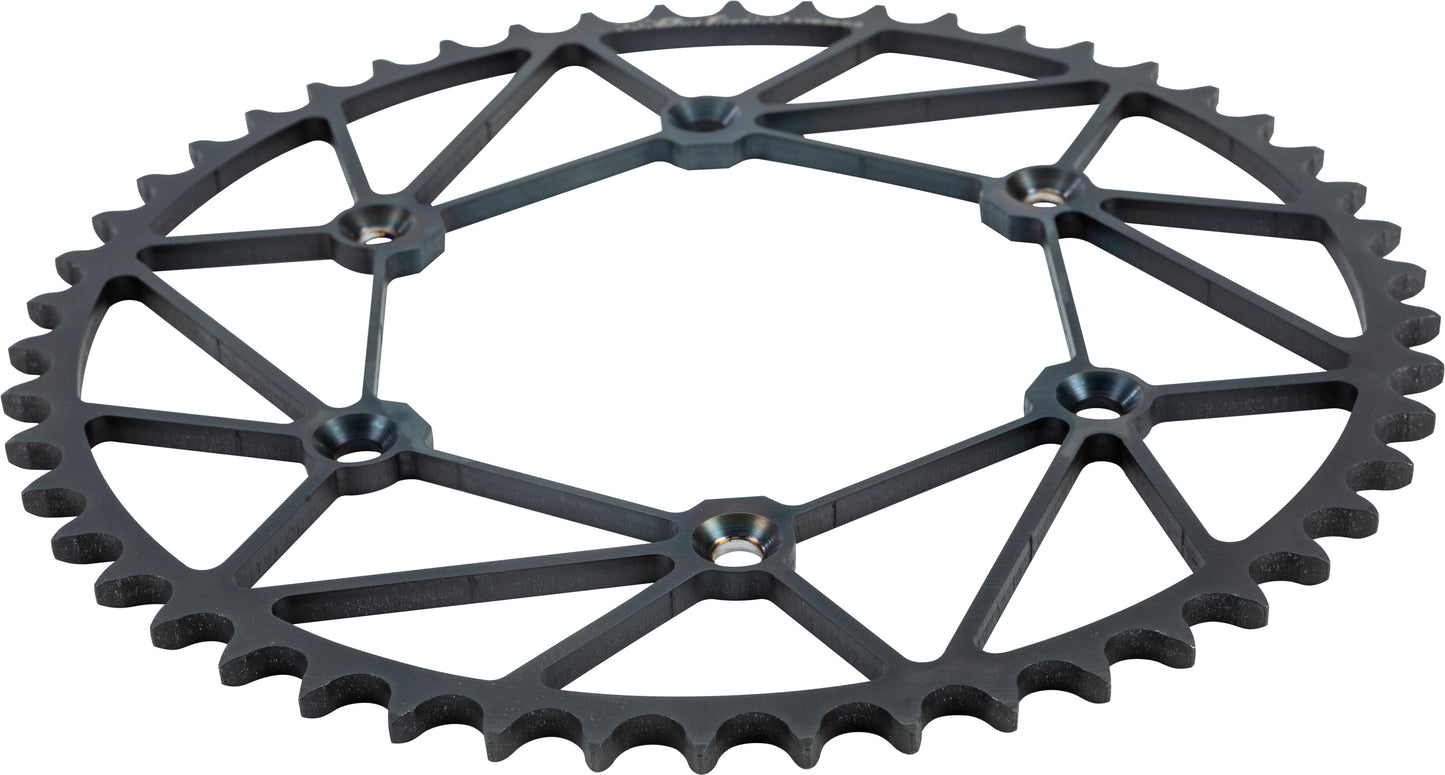 Dirt Tricks Chromoly Steel and Zirconium Rear Sprocket for KTM & Husqvarna 50 Teeth - Black Finish - Kelly Motorsports