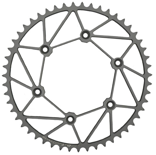 Dirt Tricks CR - 50 - RAW Rear Sprocket for Honda CRF Models – 50 Tooth Chromoly 520 Raw Finish - Kelly Motorsports