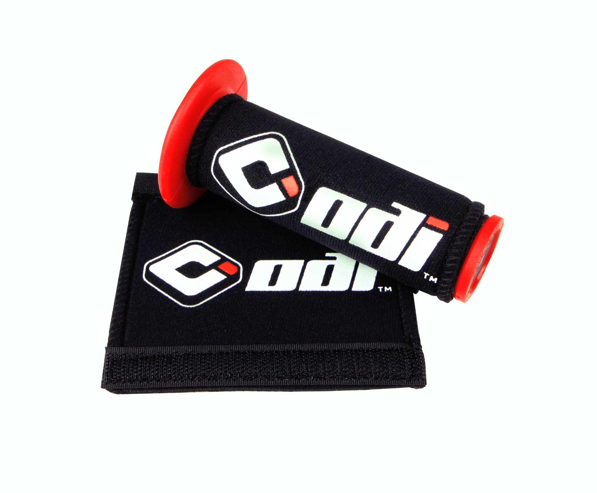 ODI G01GCB Black Logo Grip Covers for Enhanced Bike Control