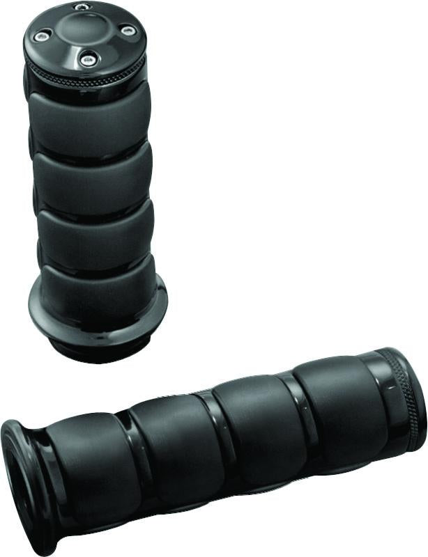 Kuryakyn ISO Grip Universal 7/8 inch Gloss Black for Honda Rebel Models
