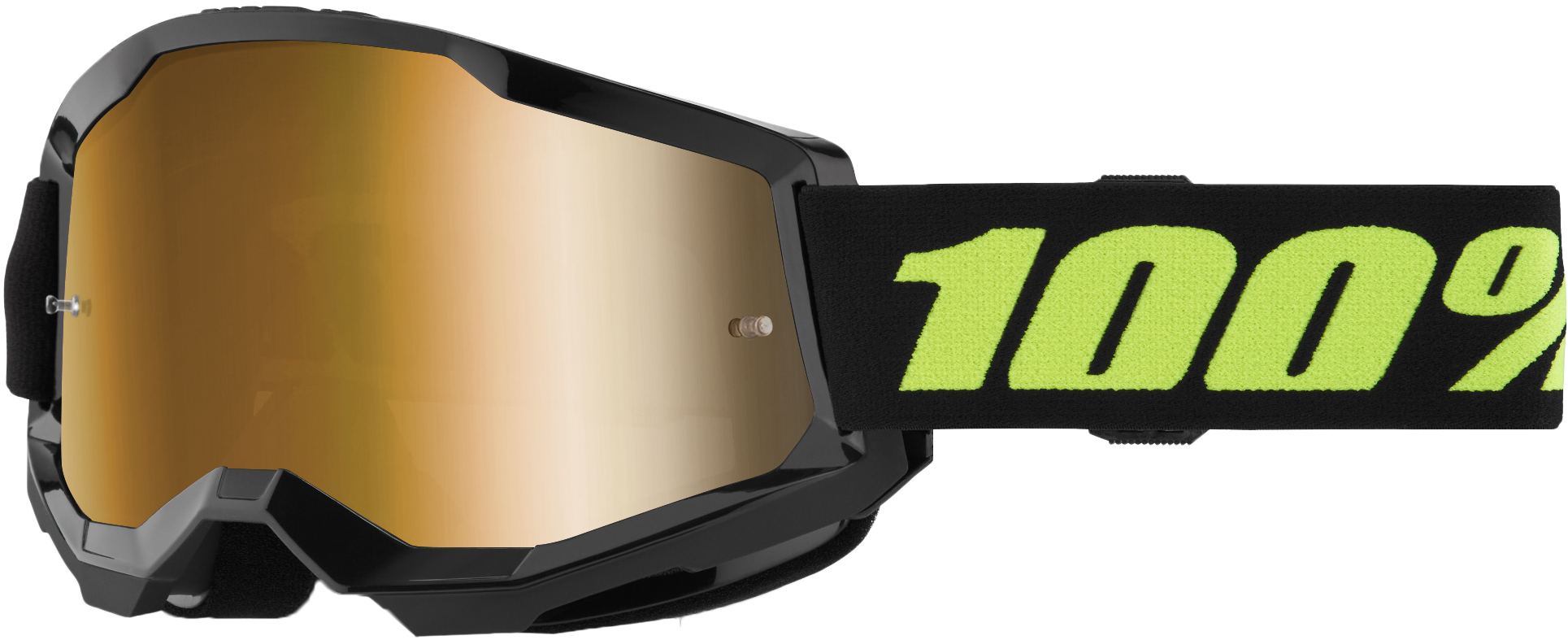 100 Percent Strata 2 Goggle Solar Eclipse Mirror True Gold - Premium Performance Riding Eye Gear