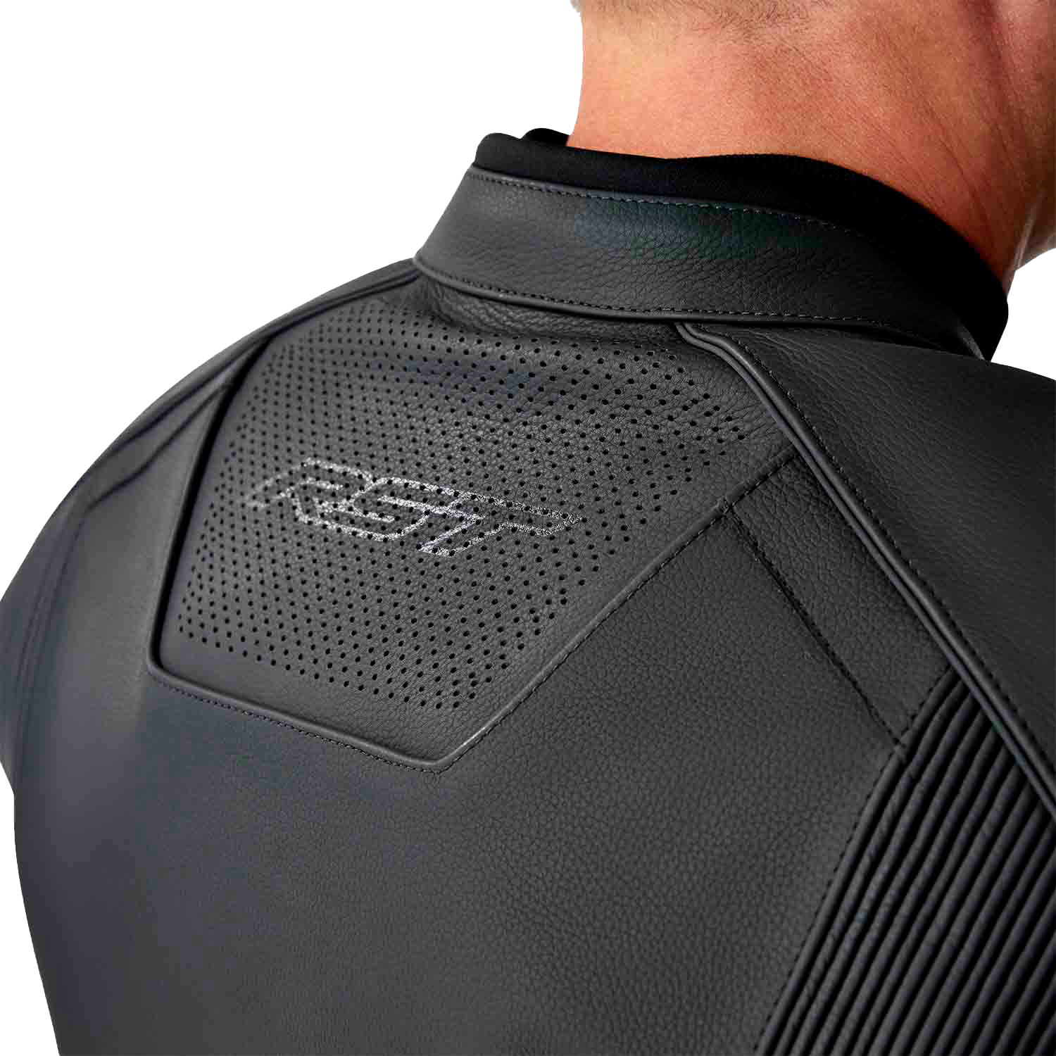 RST S1 D3o Leather Jacket Black - Size 3X, Part Number 103605BLK-50