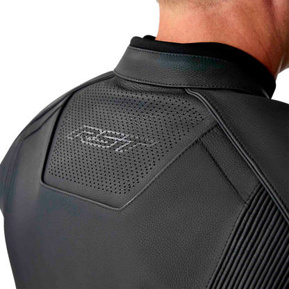 RST S1 D3o Leather Jacket Black Small - Durable Motorcycle Gear with Impact Protection