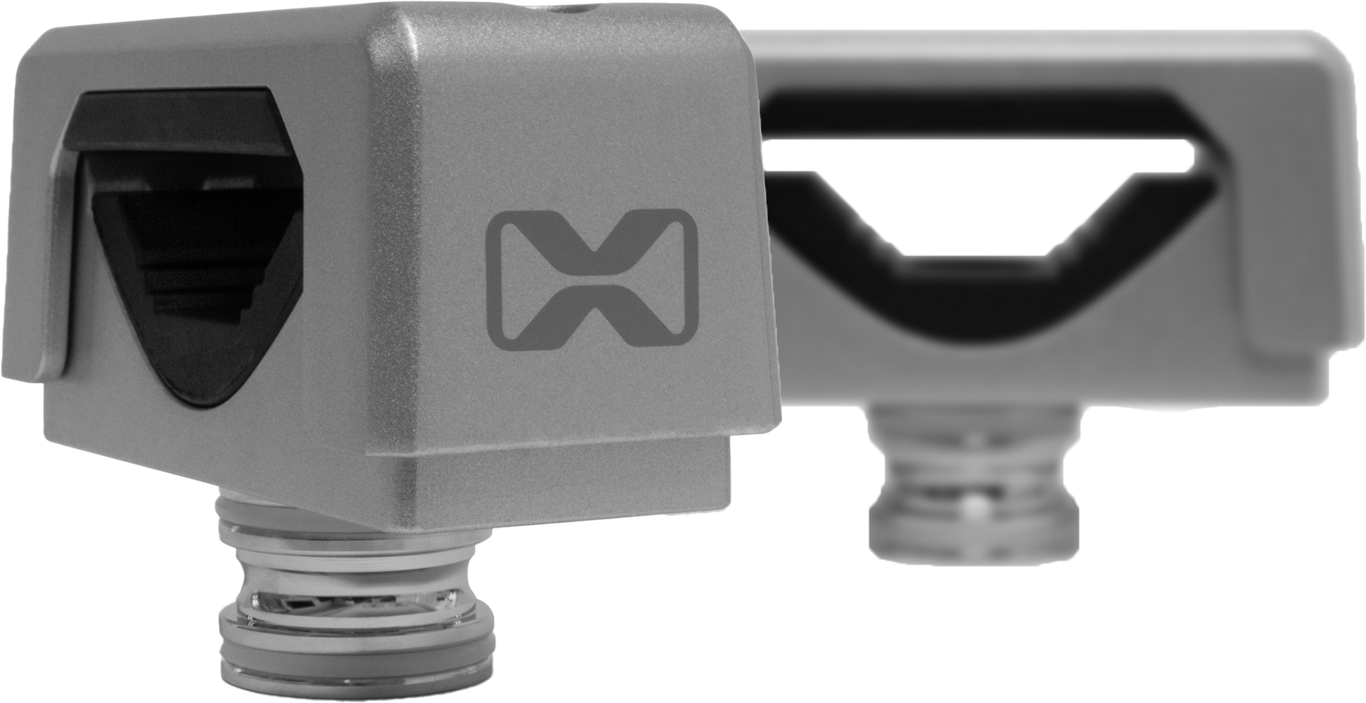 ECOXGEAR Tower Speaker Mount Adapter - 1.0" to 1.5" Square Tube Silver (Part ACC-ETMNTSQ09)