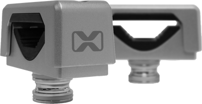 ECOXGEAR Tower Speaker Mount Adapter - 1.0" to 1.5" Square Tube Silver (Part ACC-ETMNTSQ09)