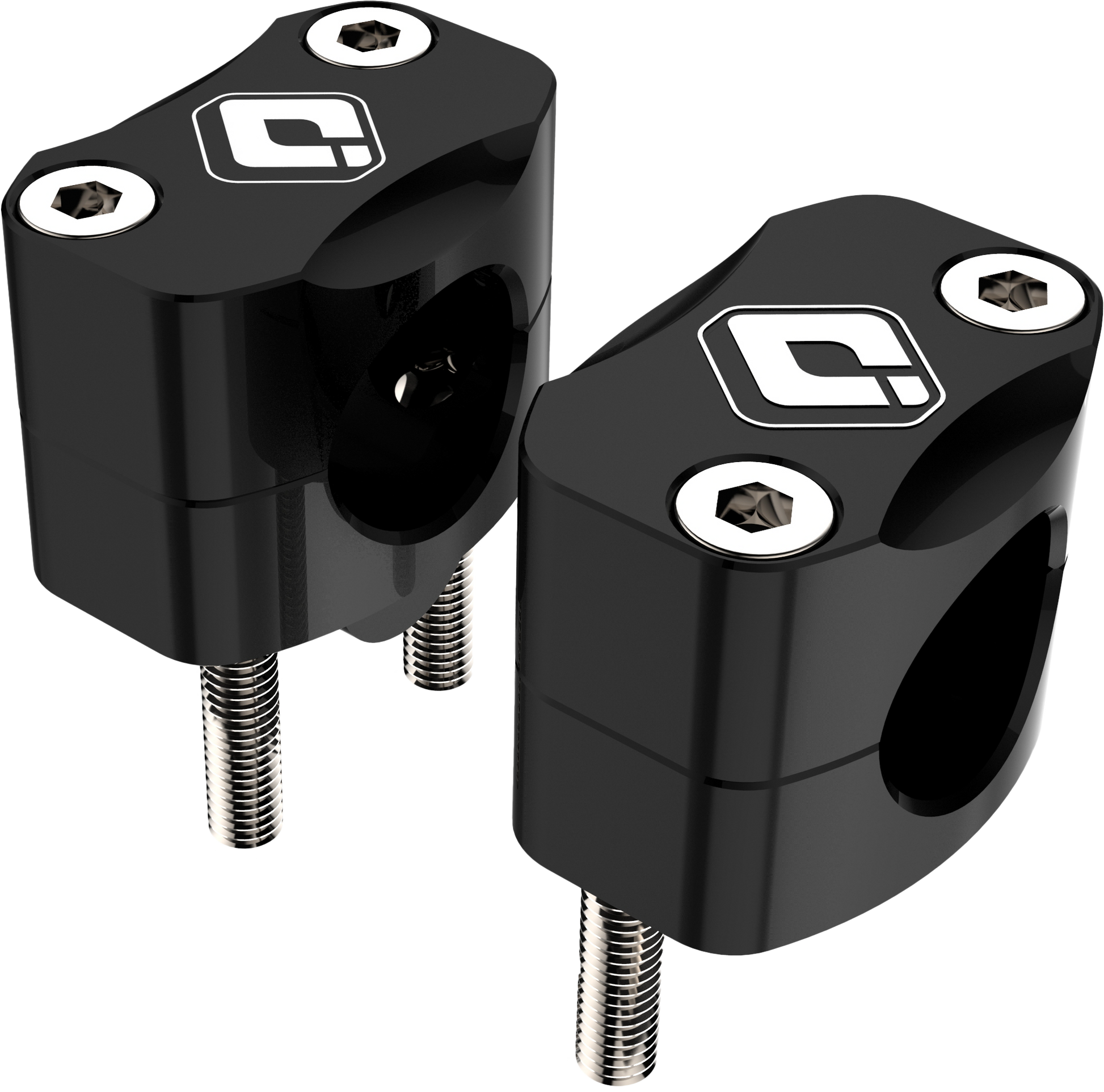 ODI H71UMB Bar Adapters 7/8" to 1 1/8" with 15mm Rise for Oversized Motorcycle Handlebars