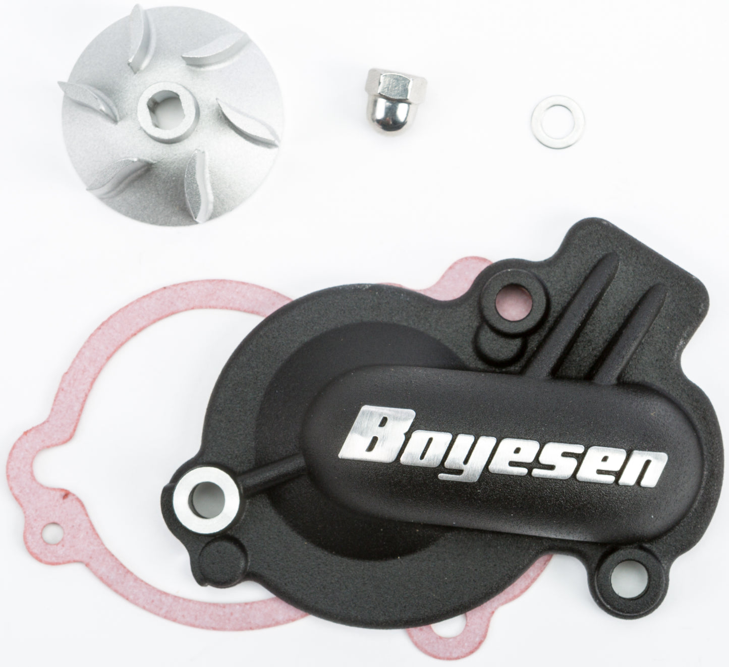 Boyesen Waterpump Cover & Impeller Kit Black for Husqvarna and KTM Models (Part #WPK-45AB)