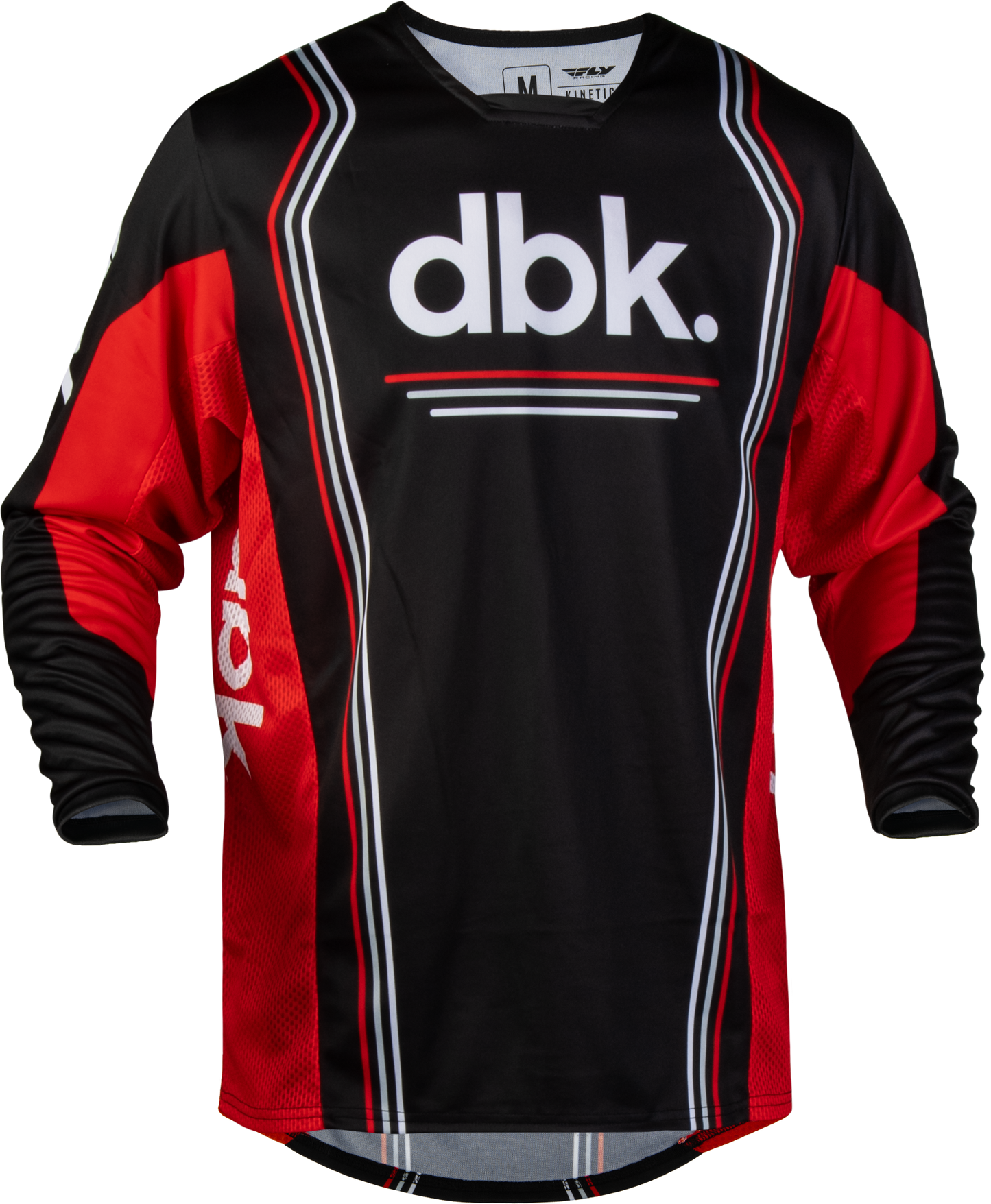Kinetic Dbk Jersey Black/Red/White Lg