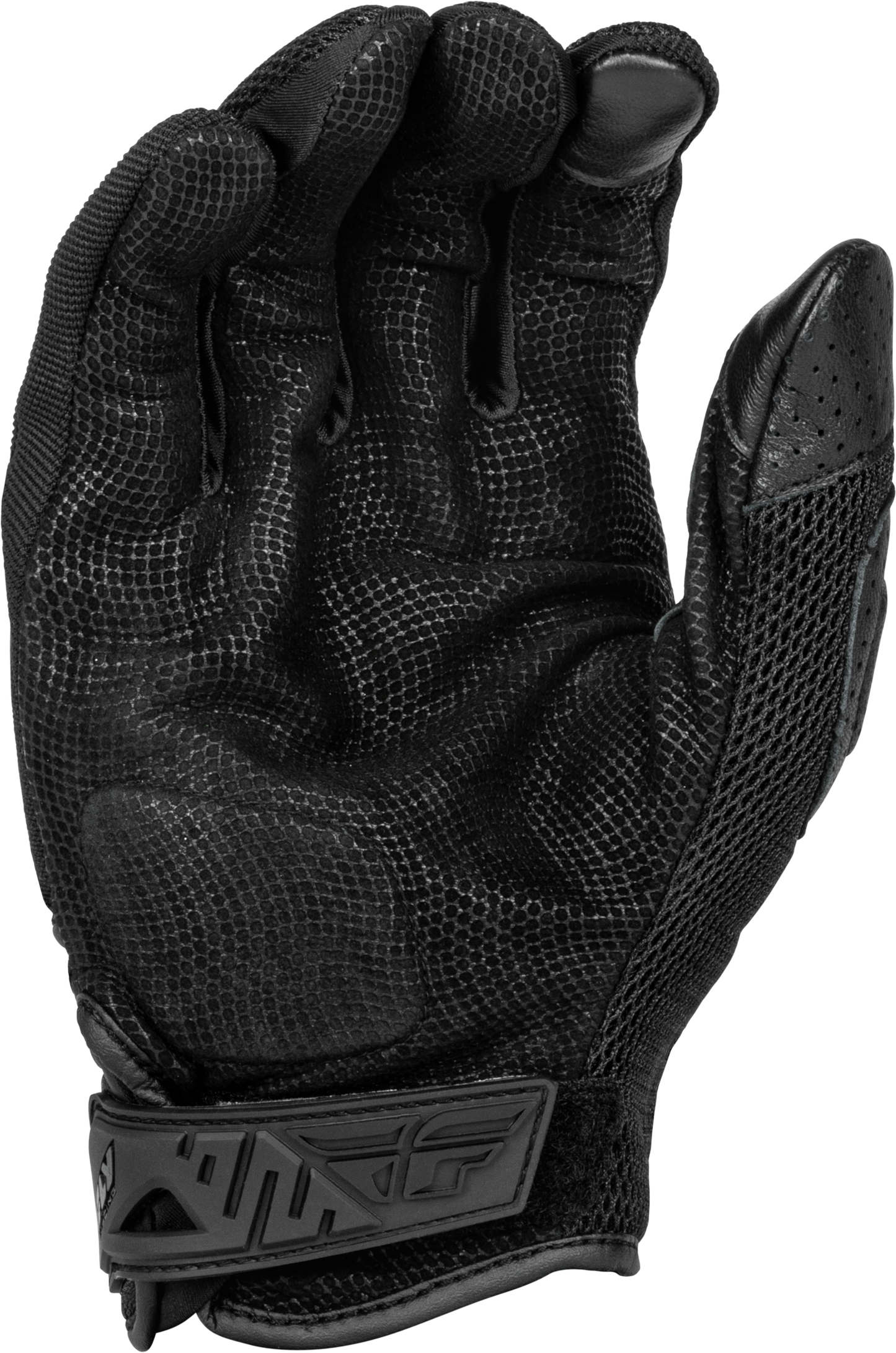 Fly Racing Coolpro Force Gloves Black Large - Durable Goat Skin Leather and Advanced Protection