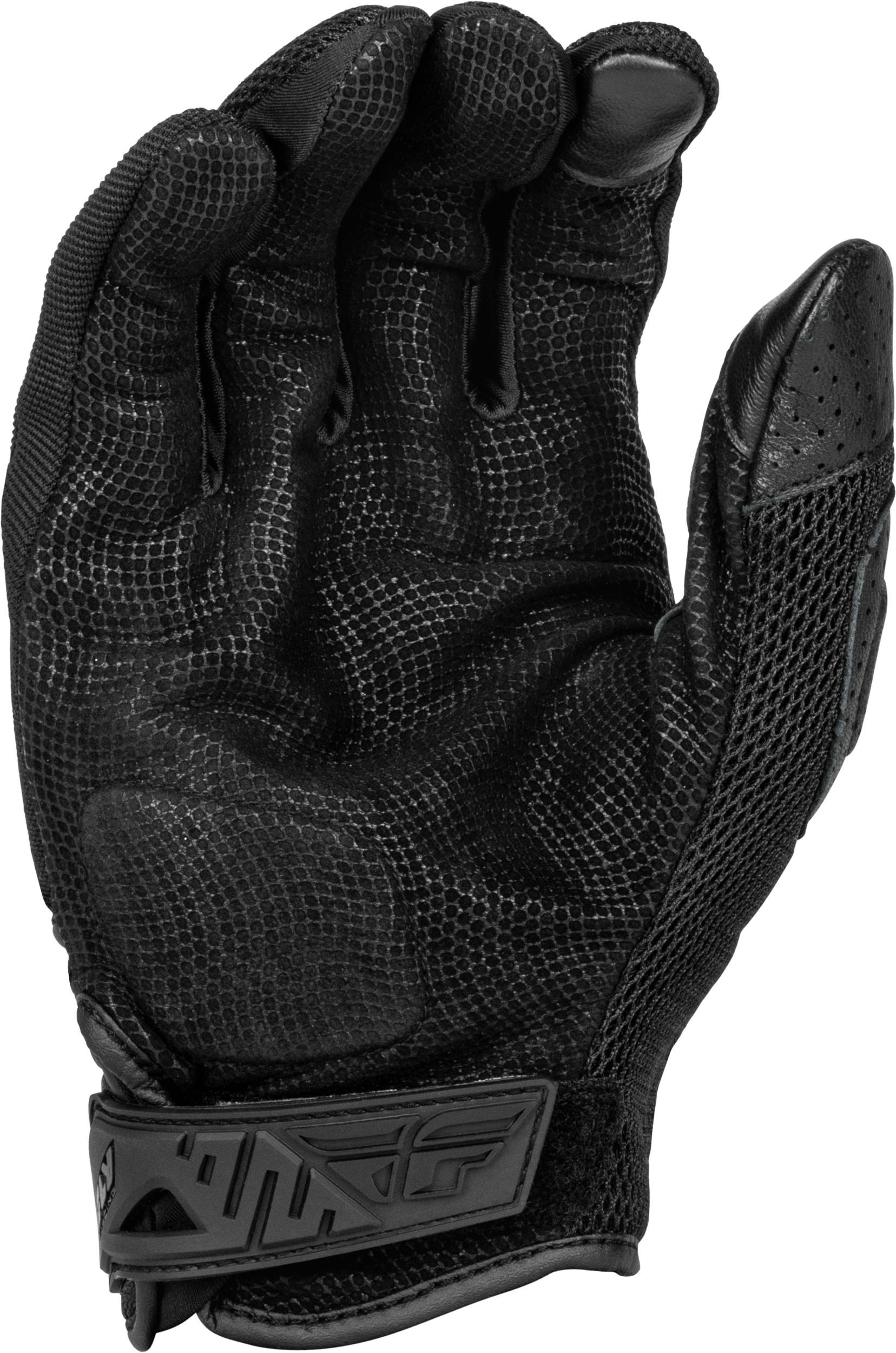 Fly Racing Coolpro Force Gloves Black Large - Durable Goat Skin Leather and Advanced Protection