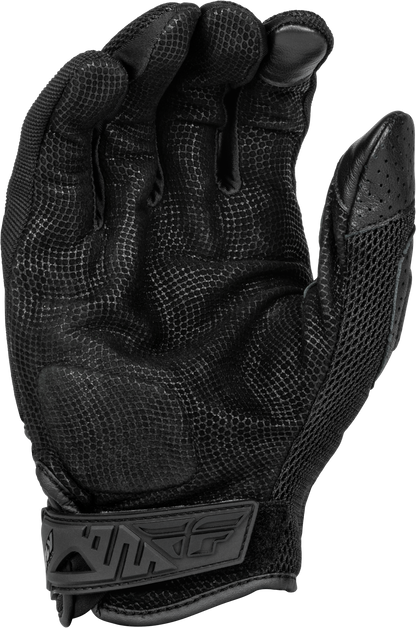 Fly Racing Coolpro Force Gloves Black Large - Durable Goat Skin Leather and Advanced Protection