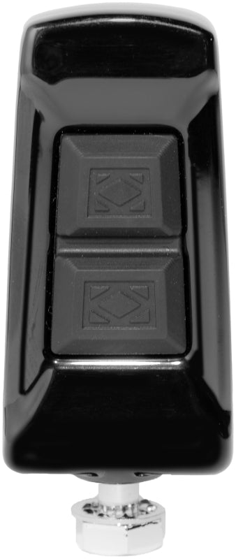 Kuryakyn Enygma Shift Peg - Gloss Black for Motorcycle Customization