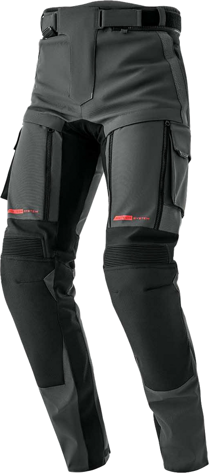 RST Ps Adventure D3O Pants Grey/Black Textile Motorcycle Pants with CE AA Certification and Removable Liner