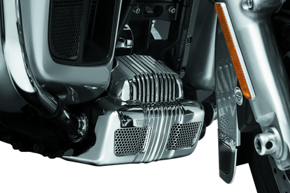 Kuryakyn Coolant Pump Cover for 2014-2016 Harley Davidson Ultra Touring Models Chrome Part #KUR7677