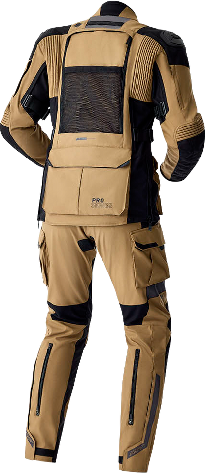 RST Ps Adventure D3O Jacket Sand and Black - All-Weather Touring Motorcycle Jacket with Removable Layers and CE AA Certification