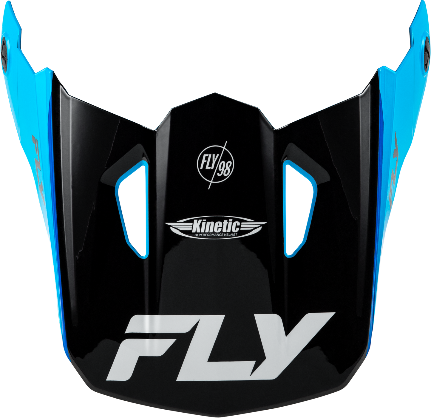 Fly Racing Kinetic Rally Helmet Visor Blue/Black/White for XS/S Sizes