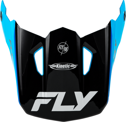 Fly Racing Kinetic Rally Helmet Visor Blue/Black/White for XS/S Sizes