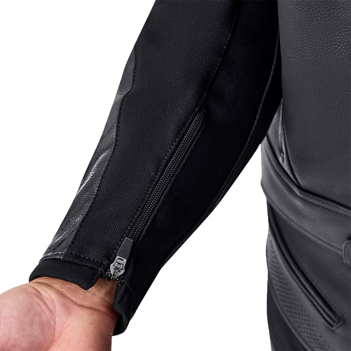 RST Tractech Evo D3o Leather Jacket White/Black - Small