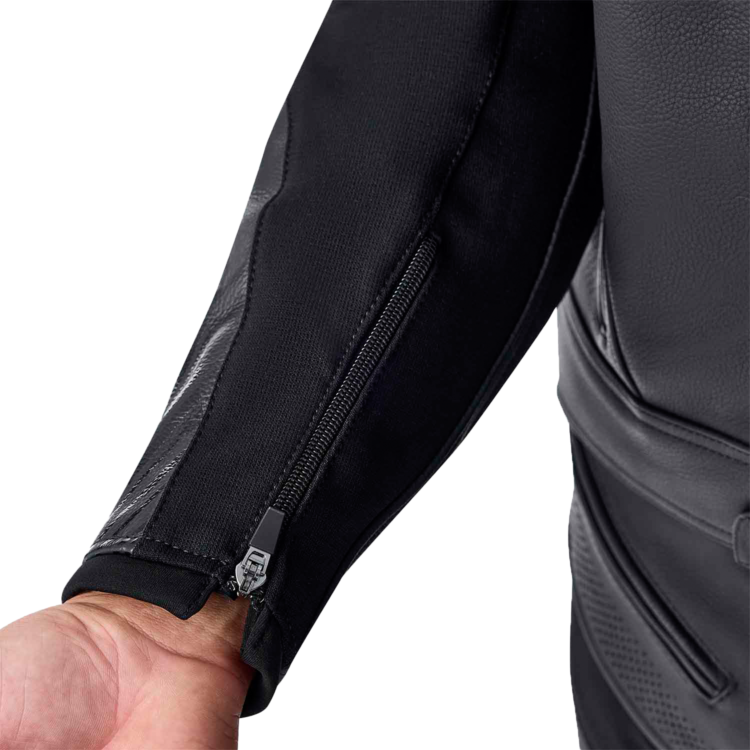 RST Tractech Evo D3o Leather Jacket White/Black - Small