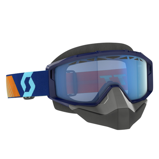 Scott Primal Snow Cross Goggle - Royal Blue and Orange with Blue Tint