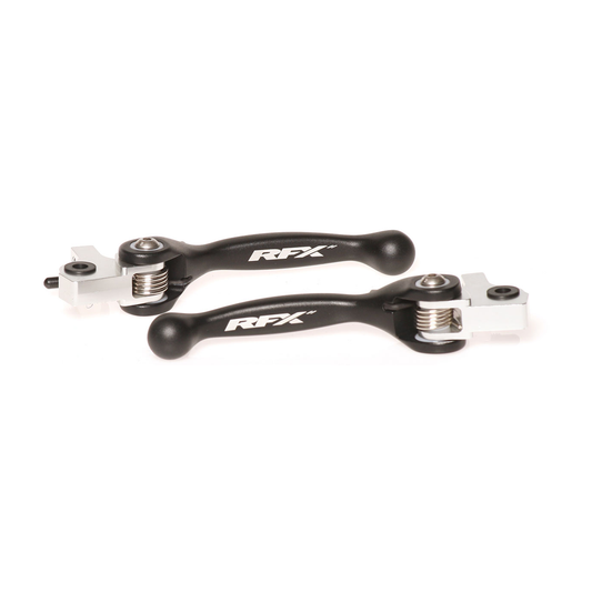 RFX FXFL 50600 55BK Flexible Lever Set for KTM, Husqvarna, and Gas Motorcycles