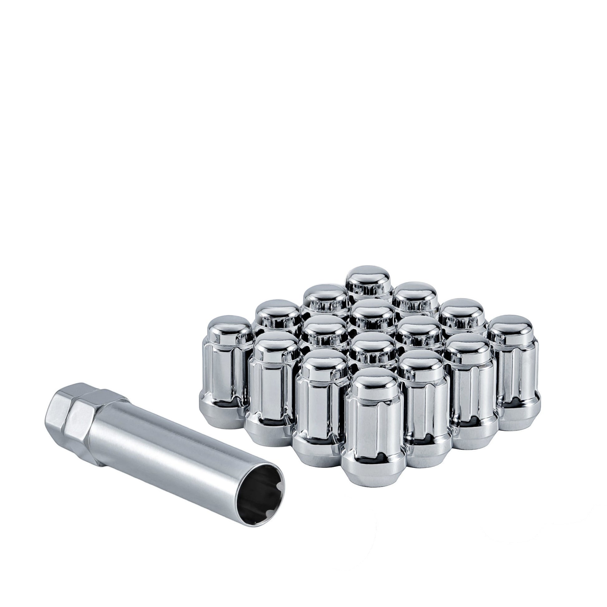 Sedona DPC54125B 12mm x 1.25 Tapered Lug Nuts, 16 Pack with Splined Design