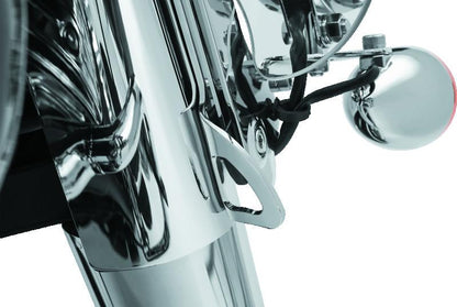 Kuryakyn Tie Down Bracket 14-22 Indian Chrome for Secure Motorcycle Transport